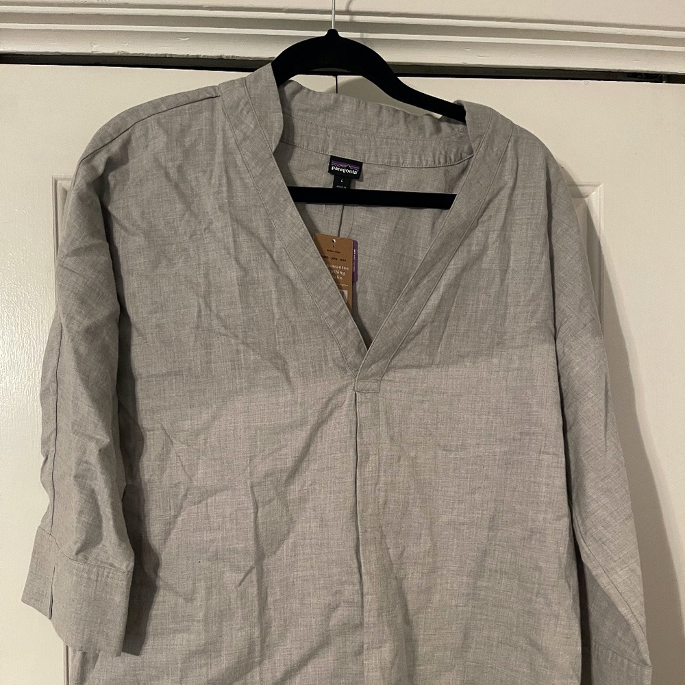 Patagonia Popover Linen Blouse
